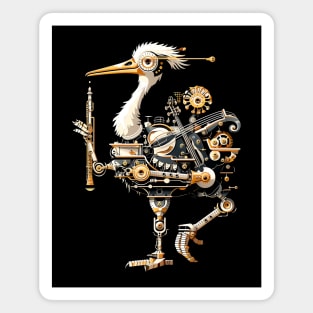 Robo-Ostrich Orchestra Conductor Magnet